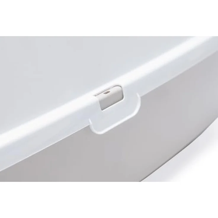 Karlie Katzentoilette Mary Loo, offene Katzentoilette aus 90% recyceltem Material, grau, L: 50 B: 38,3 H: 21,4 cm – Bild 2