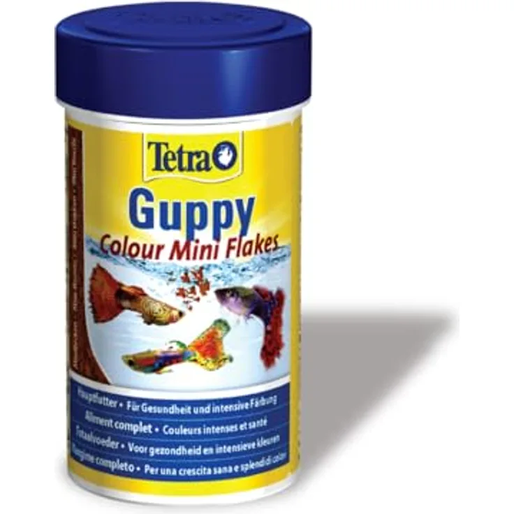 Tetra Guppy Colour, Fischfutter mit natürlichen Farbverstärkern für Guppies, 100 ml