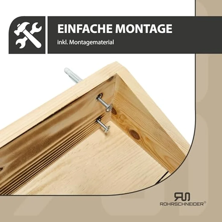 Rohrschneider Katzentreppe Wand aus geflammtem Kiefernholz, platzsparend und belastbar bis 30 kg, grün – Bild 5