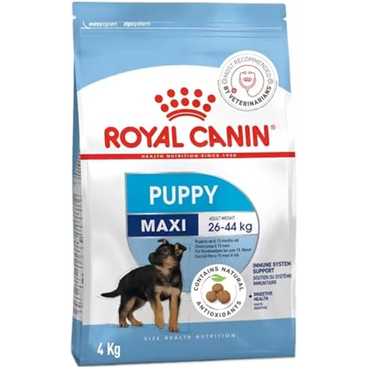 Royal Canin MAXI Puppy Trockenfutter für große Rassen, Alleinfuttermittel für Welpen bis 15 Monate, 4kg – Bild 1