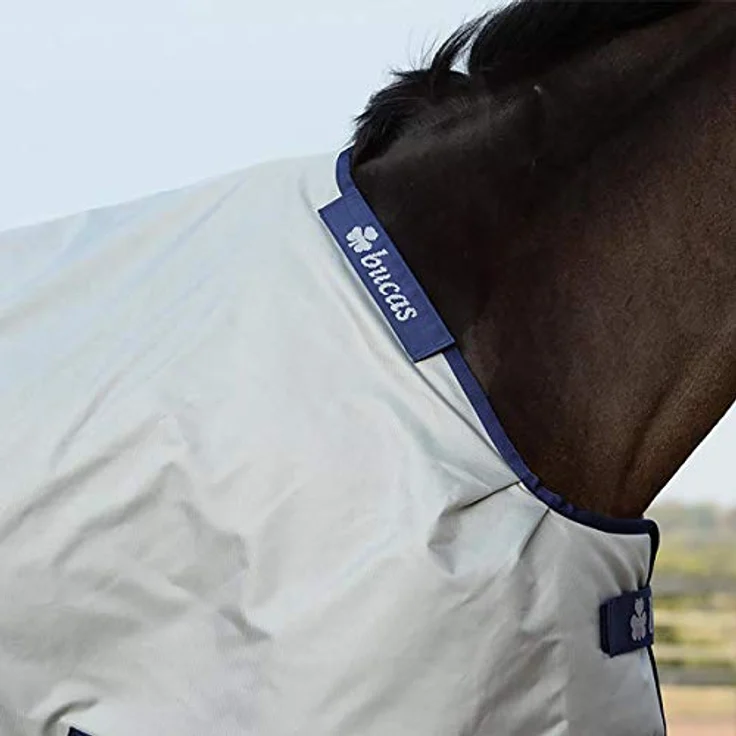 Kerbl Bucas Sun-Shower 165, silberne Pferdedecke mit Rückenlänge 165 cm – Bild 2
