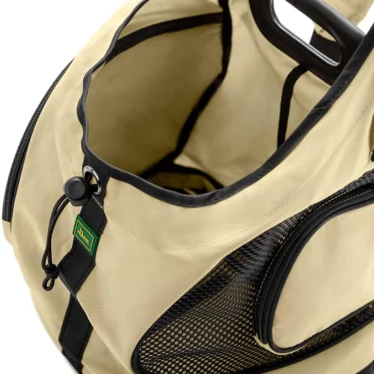 HUNTER Rucksack/Tragetasche Kangaroo, für kleine Hunde bis 6 kg, beige, L 30 x B 20 x H 30 cm, waschbar, mit Nylongurt und gepolsterten Schulterriemen – Bild 8