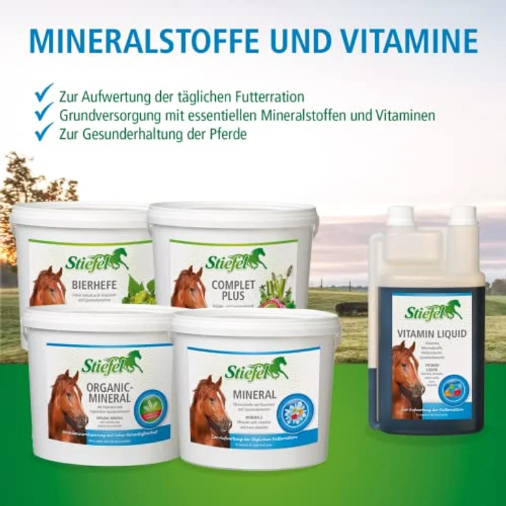 Stiefel Bierhefe für Pferde, 100% naturbelassene & reine Bierhefe zur Unterstützung von Stoffwechsel und Verdauung, mit Vitaminen & Spurenelementen, 10kg – Bild 3