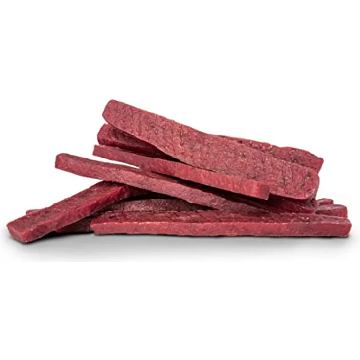 NATURAL SNACKIES Premium Snacks für Hunde, Feine Wasserbüffelstreifen, ohne Getreide, Zucker und künstliche Zusätze, schonend luftgetrocknet, 170g – Bild 2