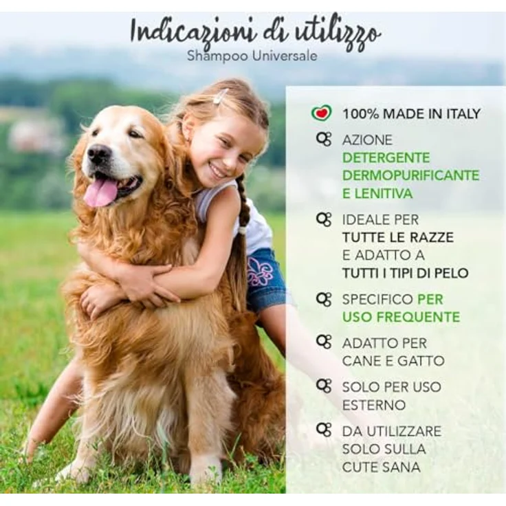 YUUP! Shampoo Universal für Hunde und Katzen, 500 ml, mildes Fellpflege-Shampoo mit Keratin, Vitamin C+E, Aloe und natürlichen Extrakten – Bild 4