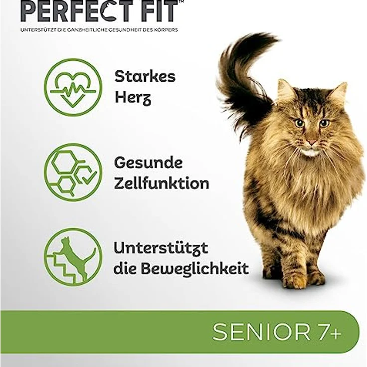 Perfect Fit Katze Senior 7+ Huhn, Trockenfutter für ältere Katzen, 7kg – Bild 3