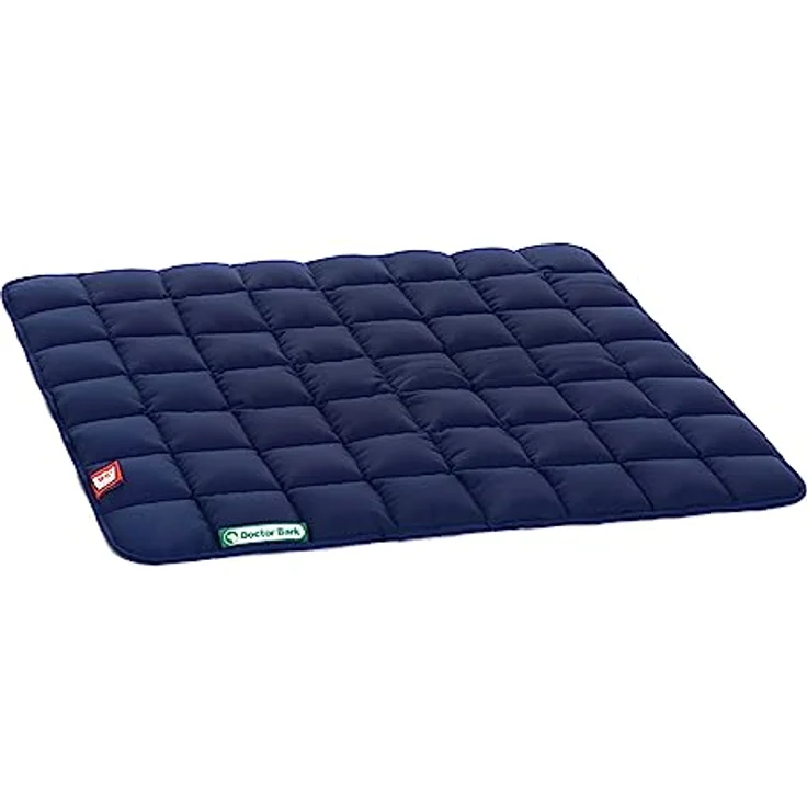 Doctor Bark Hundedecke M, hochwertige Hundematte für mittlere Hunde, waschbar bis 95 °C, robuste Indoor-Outdoor Liegefläche, Königsblau, 80x70 cm – Bild 1