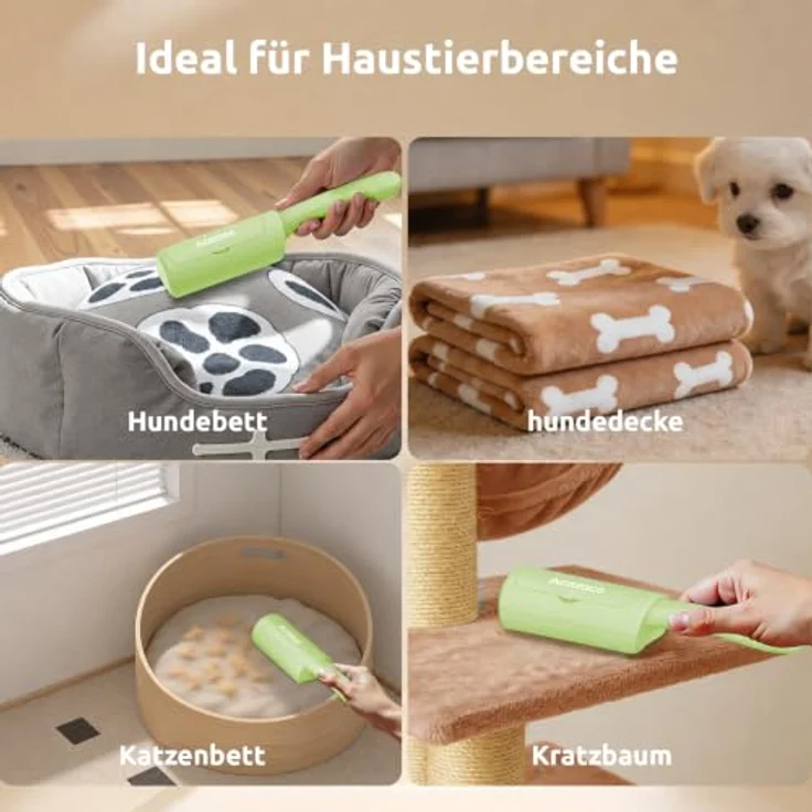 ACE2ACE Mini Fusselrolle, Wiederverwendbarer Tierhaarentferner für Kleidung, effektiv für Jacken und Möbel – Bild 5