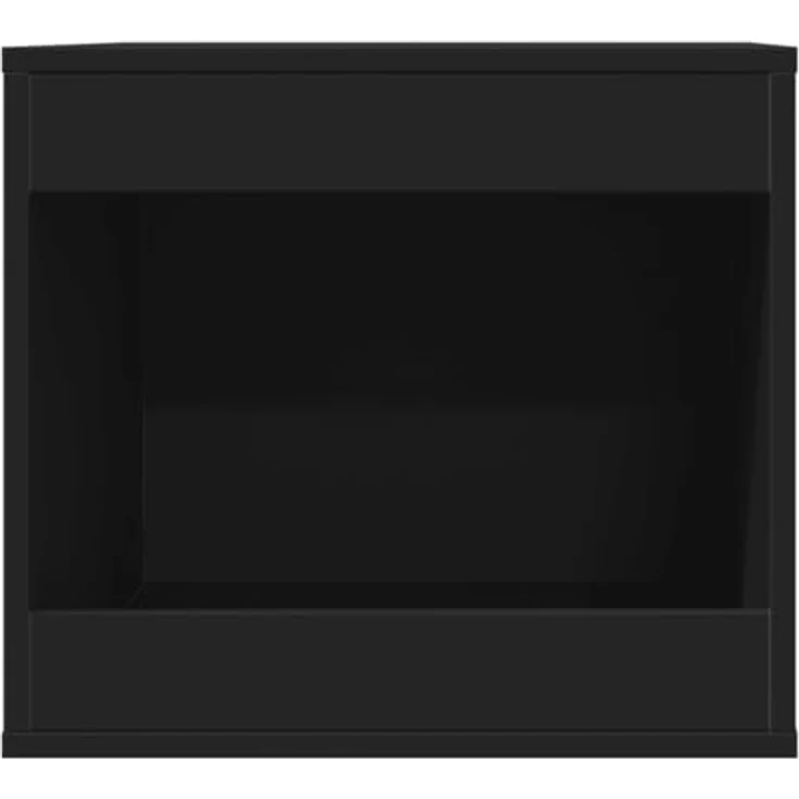vidaXL Katzentoilette, Katzenklo Schwarz 47x59x42 cm Holzwerkstoff, Vielseitiges Katzenmöbel mit verstecktem Design – Bild 6