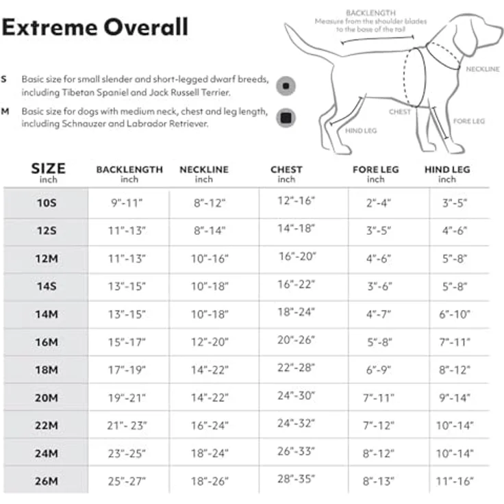 Hurtta Extreme Overall Hundeoverall, reflektierendes Folienfutter und verstellbare Passform, Eggplant (Liila), Größe 30S – Bild 2