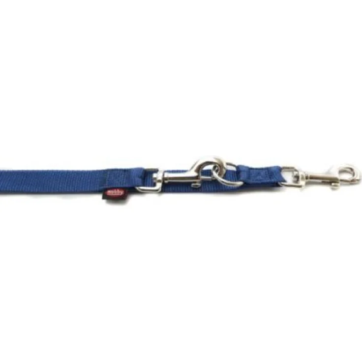Nobby Führleine Classic, blau, Nylon, dreifach verstellbar, L: 200 cm, B: 25 mm – Bild 2
