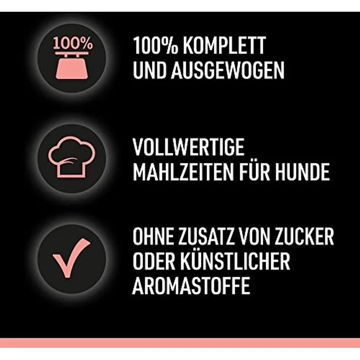 Cesar Selektion in Sauce, Premium Hunde Nassfutter im Portionsbeutel, 4 Varietäten, 40x100g, 100% vollwertig, ohne Zuckerzusatz, natürliche Zutaten – Bild 3