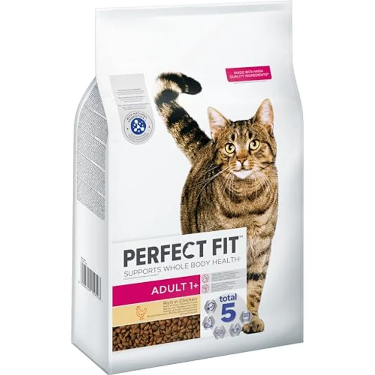 Perfect Fit Katze Adult Huhn, Trockenfutter für erwachsene Katzen, 7kg