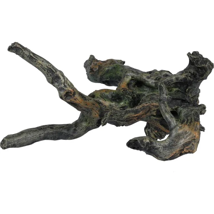 EBI Aqua Della Old Branche, Realistische Aquarium-Dekoration aus ungiftigem Polyesterharz für Süß- und Meerwasseraquarien