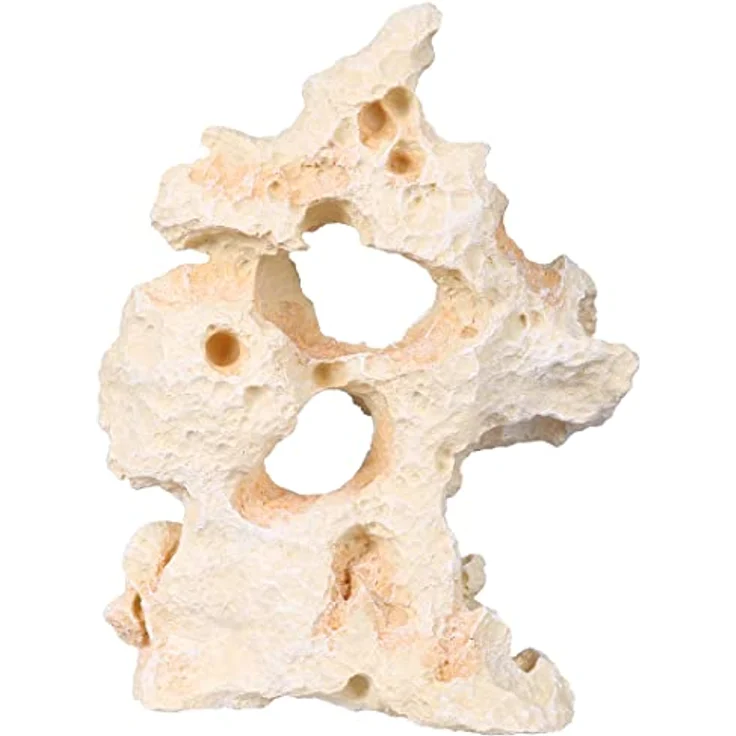 EBI Aqua Della Limestone, Aquarium Dekoration aus ungiftigem Polyesterharz, für Süß- und Meerwasser, realistische Felslandschaft – Bild 2