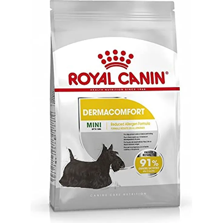 Royal Canin Dermacomfort Mini, Hundefutter für empfindliche Haut, 8 kg