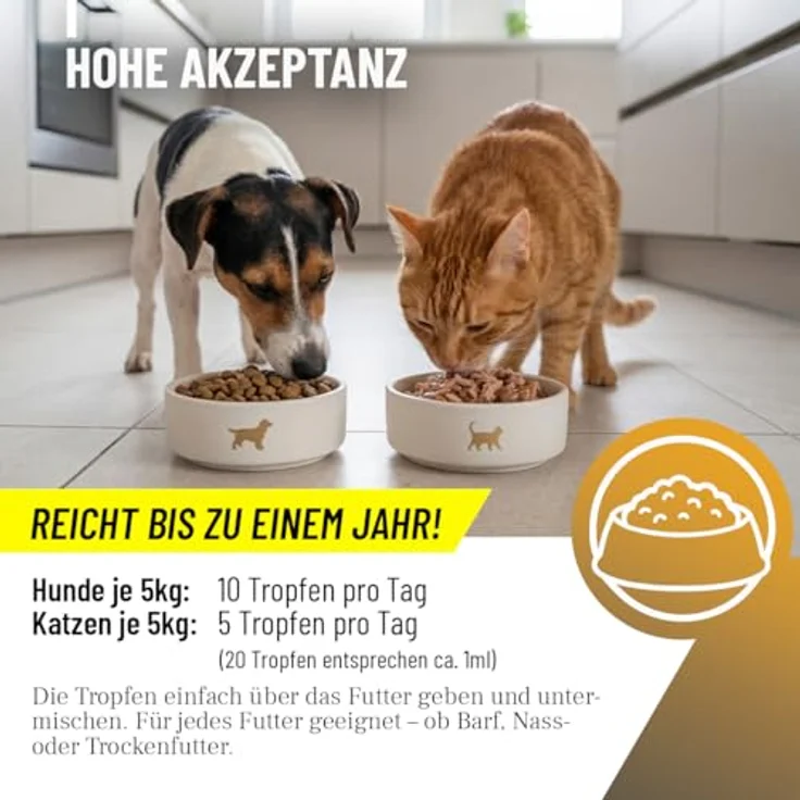 ReaVET Immun Aufbau-Tropfen für Hunde & Katzen, 100 ml, Multivitamin Liquid mit Vitamin C & Zink, zur Stärkung des Immunsystems und Abwehrkräfte, ohne Zusatzstoffe, hergestellt in Deutschland – Bild 4