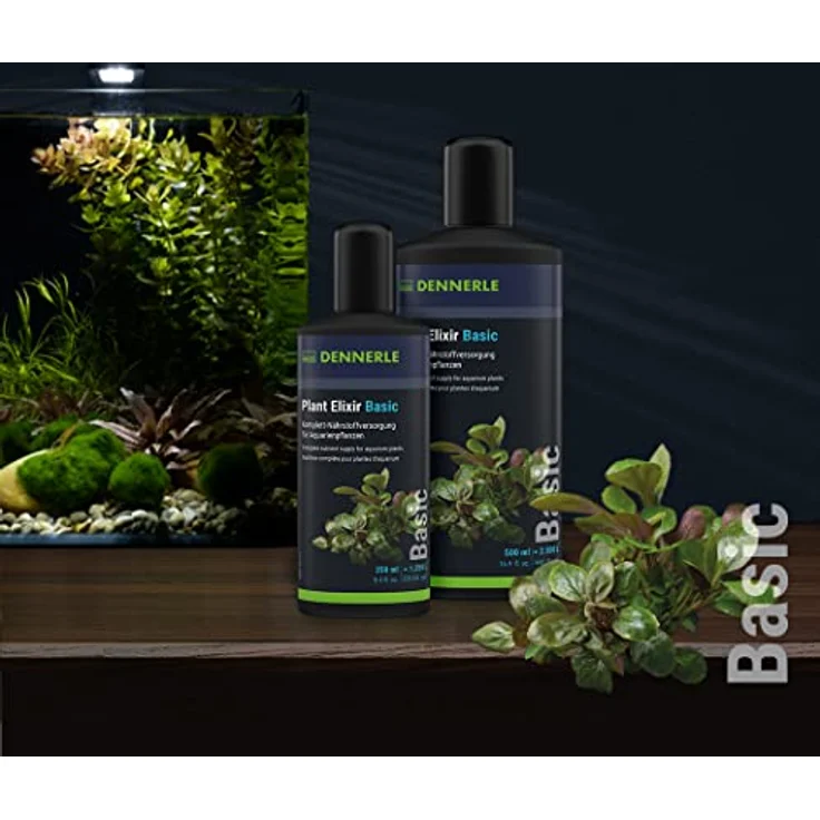 Dennerle Plant Elixir Basic, 500 ml - Universaldünger für Aquarienpflanzen mit sofortiger und langanhaltender Nährstoffversorgung, optimiert nach dem Vorbild der Natur – Bild 2