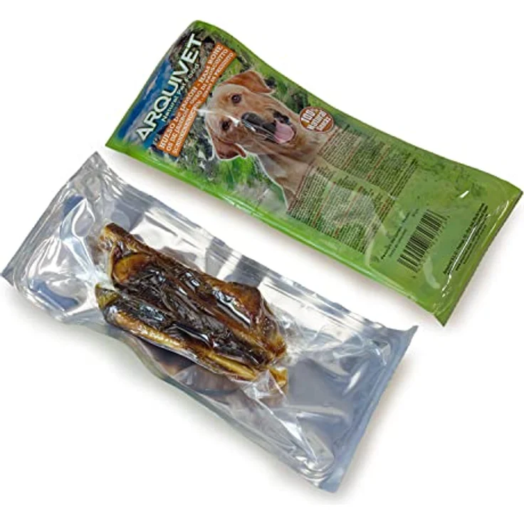 Arquivet Serrano Schinkenknochen, 3 Stück, 100% natürlich, Ergänzungsfutter für Hunde, Zahnhygiene, 80 g – Bild 4