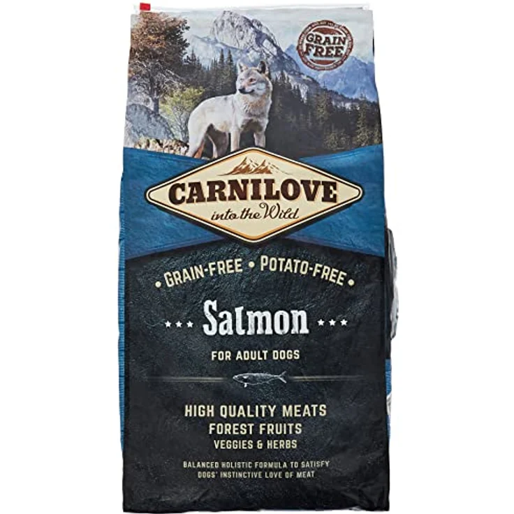 Carnilove Dog Adult – Salmon, Alleinfuttermittel für ausgewachsene Hunde, 12kg – Bild 1