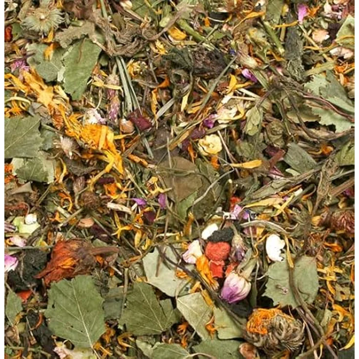 JR Farm Feldkräuter 200g, Reichhaltiges Raufutter mit Vitaminen und Mineralien für Kleintiere, fördert Vitalfunktionen und Zahnabrieb – Bild 3