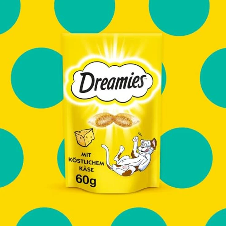 Dreamies Katzensnack mit Käse, 6x60g, ohne künstliche Aromastoffe für Katzen aller Lebensphasen – Bild 7