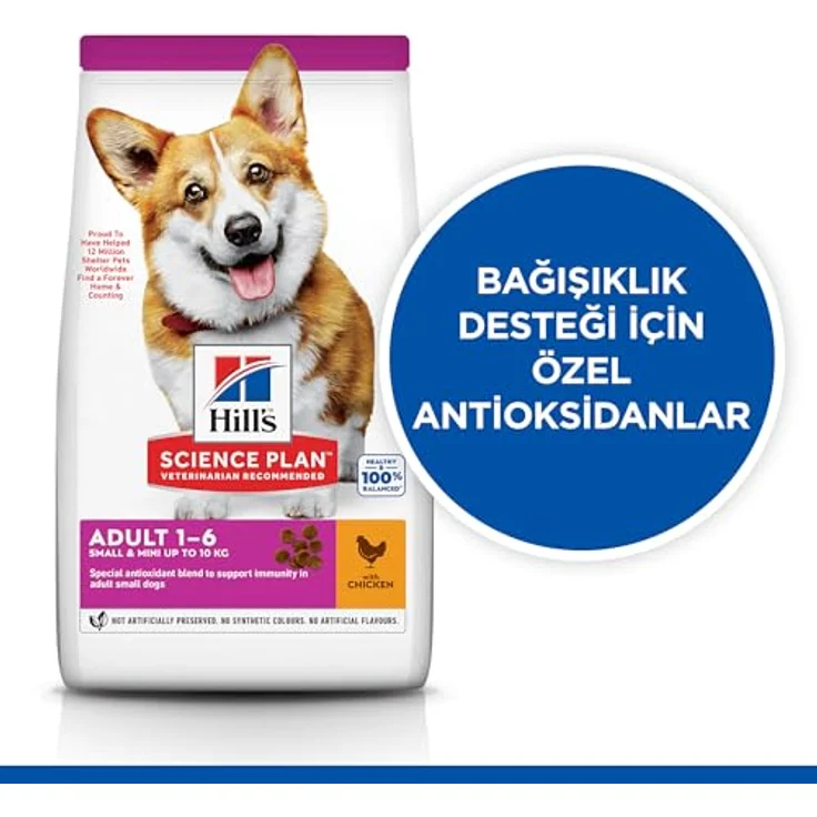 Hill's Small and Miniature Adult Hundefutter, 3 kg, artgerechtes Trockenfutter für kleine Hunderassen – Bild 2