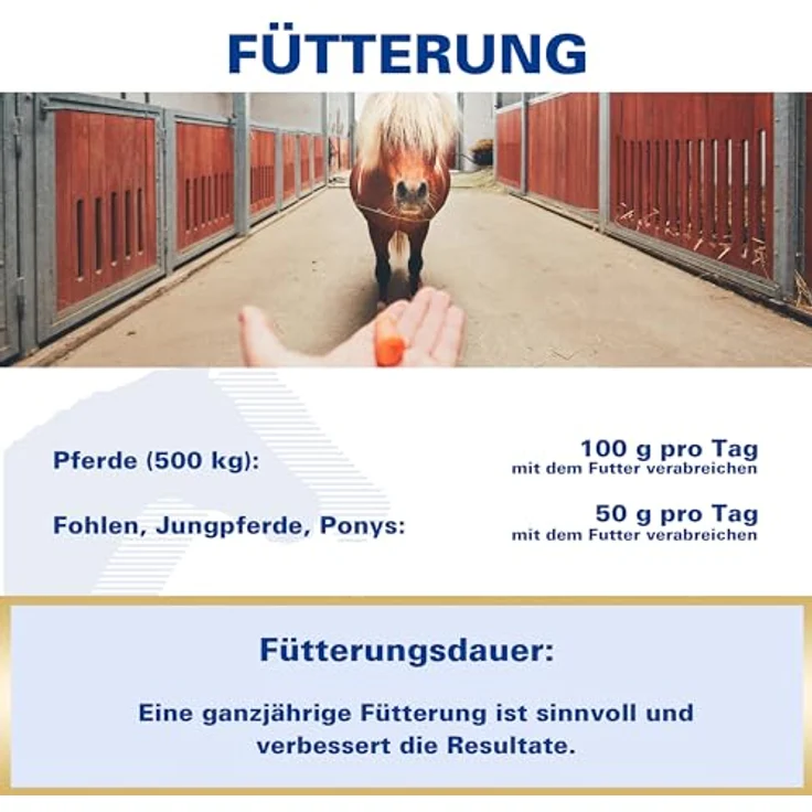 Equipur EQUIPUR Senior Pulver 5 kg, Mineralfutter für ältere Pferde mit organisch gebundenen Spurenelementen zur Unterstützung von Gesundheit und Leistungsfähigkeit – Bild 4