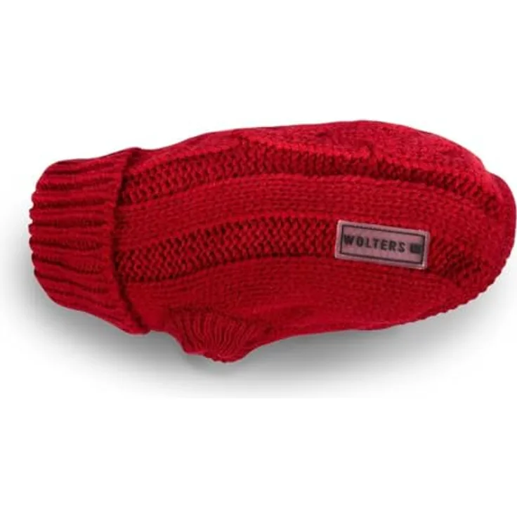 Wolters Strickpullover Zopf, Kuscheliger Hundepullover mit hohem Rollkragen für kleine bis mittelgroße Hunde, pflegeleicht und elastisch