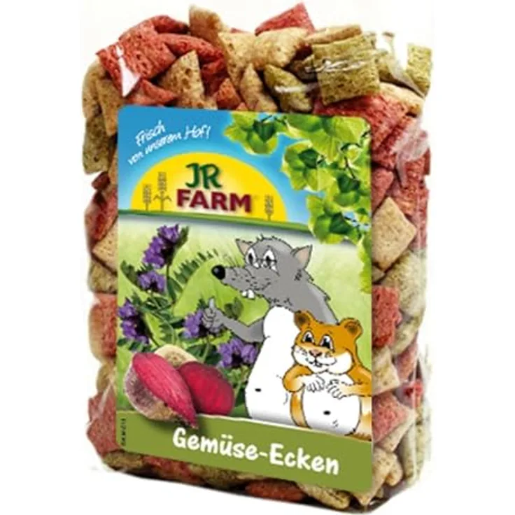 JR FARM Gemüse-Ecken 100 g, naturbelassenes Kleintierfutter mit Roter Beete und hohen Vitalfunktionen