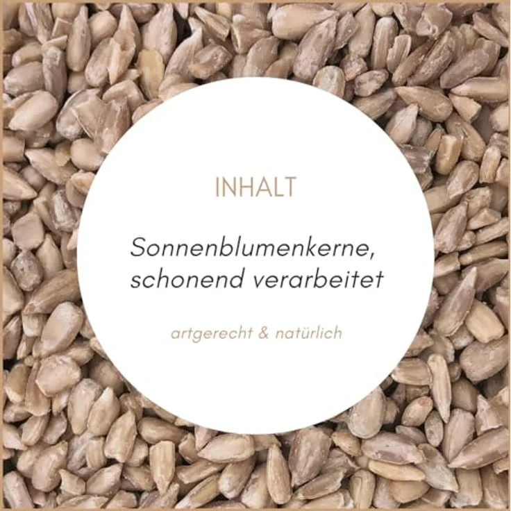 Supravit Sonnenblumenkerne Vogelfutter 25kg geschält, Nährstoffreiches Ganzjahresfutter für Wildvögel, Deutsche Herkunft – Bild 3