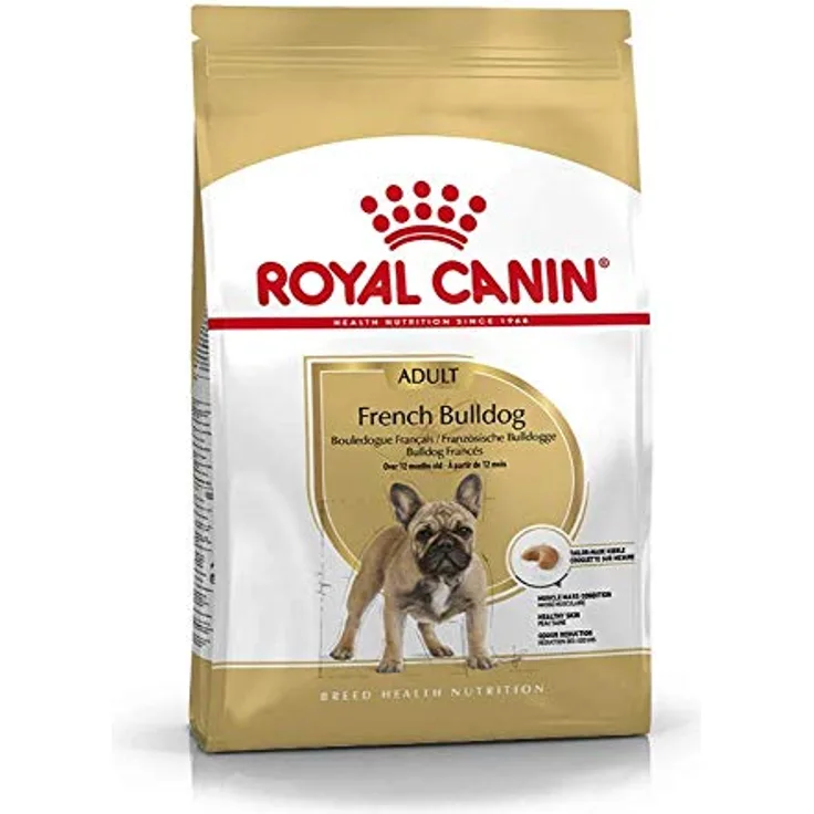 Royal Canin Französische Bulldogge Adult, Hundefutter für ausgewachsene Hunde, 9 kg, optimiert für Verdauung und Hautgesundheit