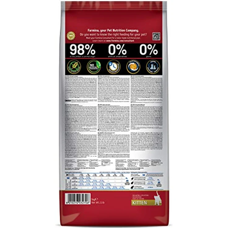 Farmina Nd Cat Kitten Prime Huhn, 5 kg hochwertiges Trockenfutter für Kitten – Bild 2