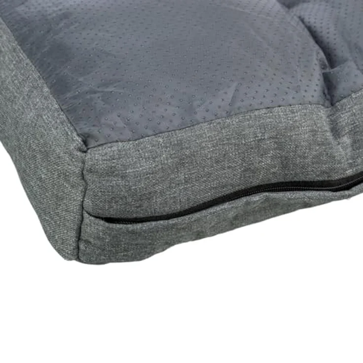 TRIXIE Tierkissen Kissen Nio dunkelgrau für Hunde, abnehmbarer Bezug, waschbar bei 40° C – Bild 3