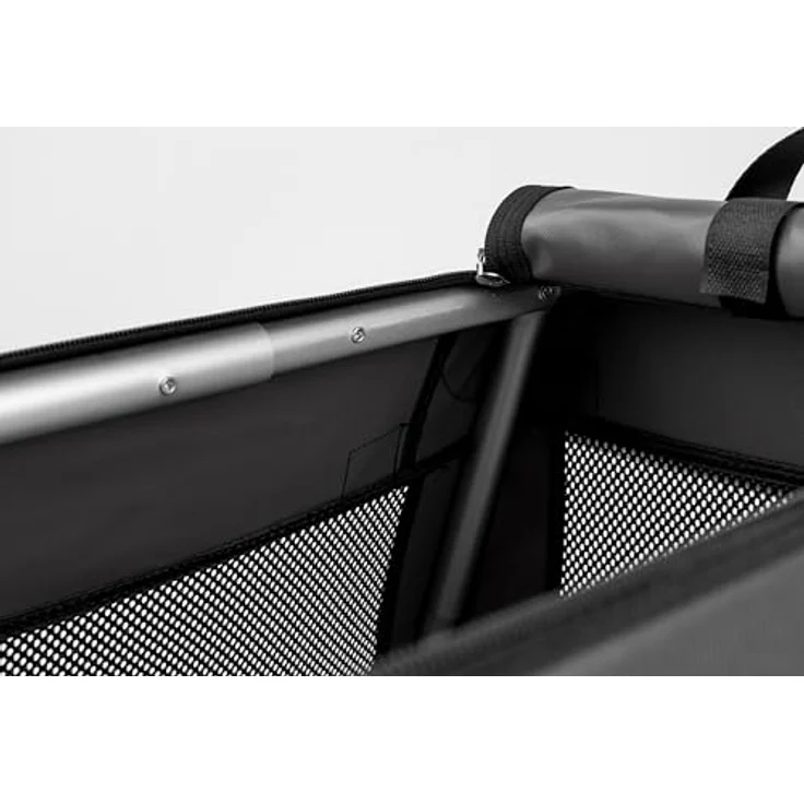 TrendPet TPX-Pro - Faltbare Hundebox mit Aluminium Rahmen, grau, L 60 x B 45 x H 50 cm, mit Verdunkelungsoption und YKK Reißverschlüssen – Bild 5