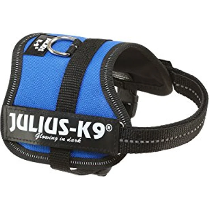 Julius-K9® Powergeschirr Baby & Mini blau Baby 2 (XS-S) – Bild 4