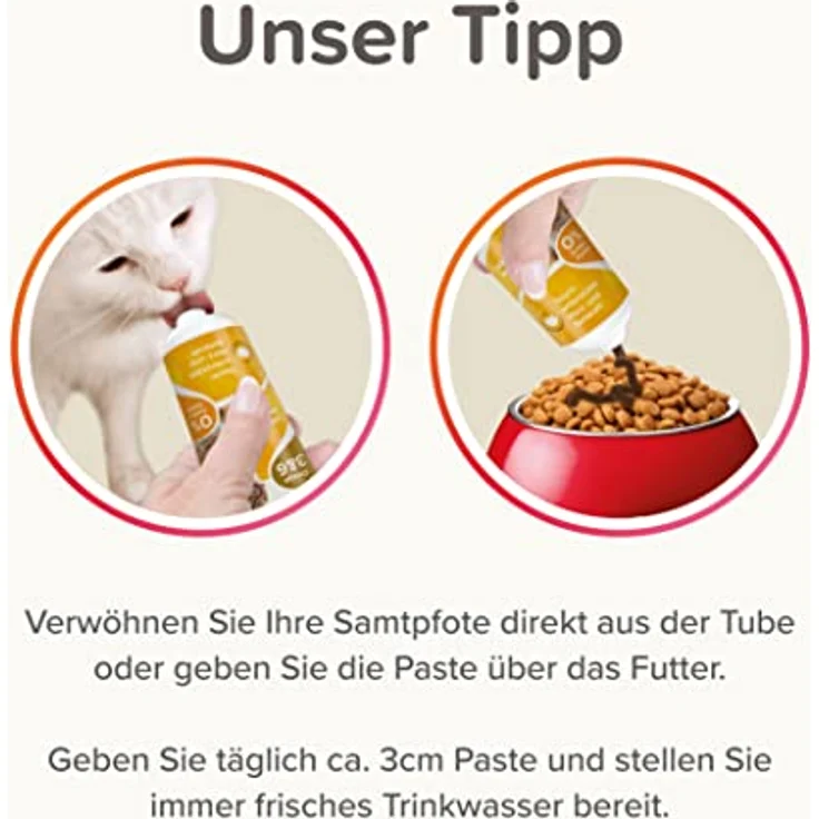 Beaphar Geflügel Paste Katze, 100g Ergänzungsfuttermittel mit hohem Hühneanteil und Omega 3- und 6-Fettsäuren zur Förderung von Sehkraft und Fellgesundheit – Bild 5