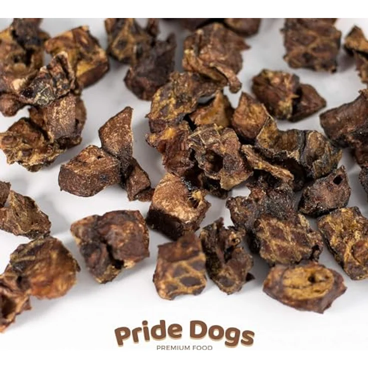 PrideDogs Trainingshappen Büffel 1kg - Premium Kausnack für Hunde - 100% Büffellunge Würfel, natürliche Ernährung, gesund für Zähne und Kaumuskulatur – Bild 2