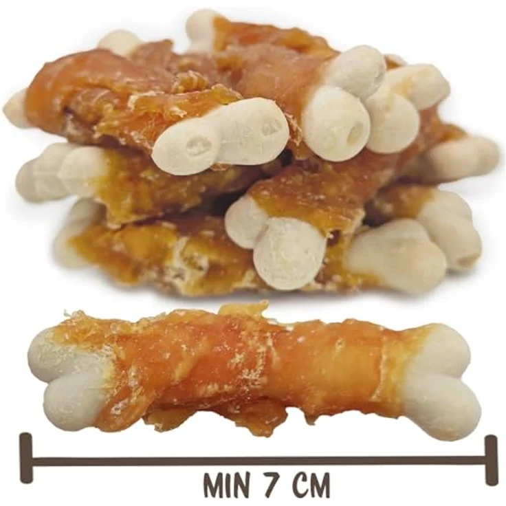 MERSJO Hundeleckerlis Kalzium-Huhn, 2x500g, glutenfrei, 60% Huhn, hoher Proteingehalt, ideal für alle Altersstufen – Bild 4