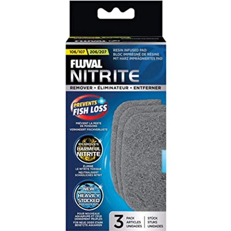 FLUVAL Nitrit Entferner für Aquariumfilter 107/207, effektives Filtermedium für Süß- und Meerwasser – Bild 1