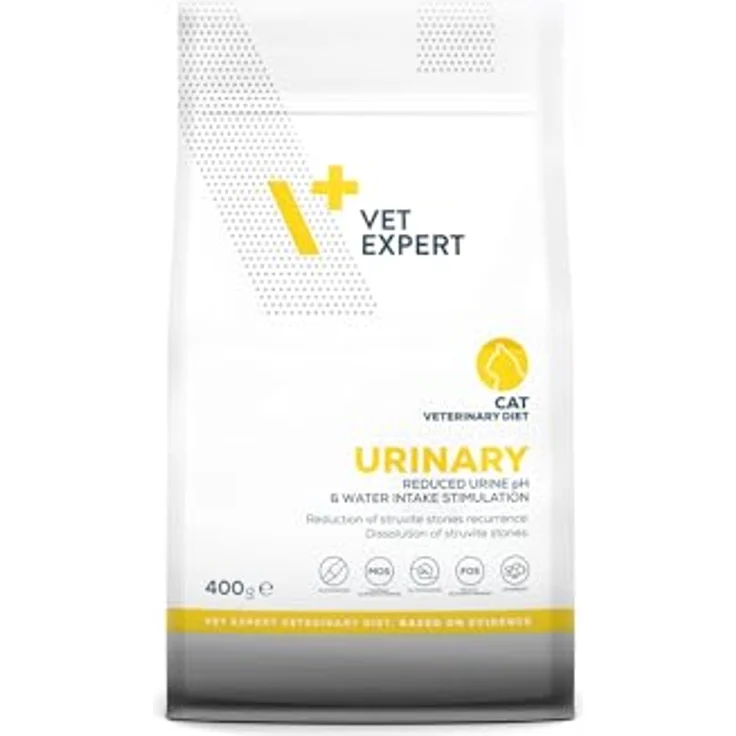 Vet Expert Urinary CAT, Katzen-Trockenfutter 400g mit Cranberries, DL-Metionin und Glukosamin für Harnwegsschutz – Bild 1