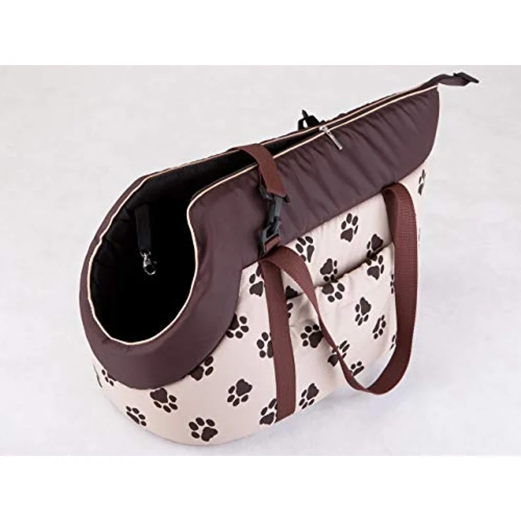 PillowPrim Hundetasche Tragetasche für kleine und mittlere Hunde, Welpen, Katzen – Größe S, langlebig aus Möbelstoff, leicht zu reinigen, vielseitig nutzbar – Bild 2
