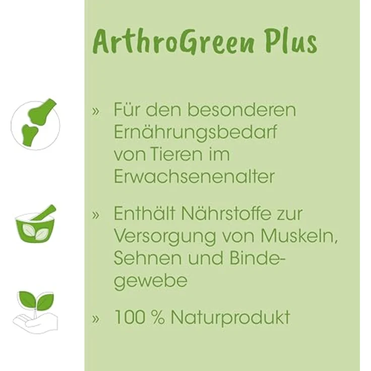 cdVet ArthroGreen plus, Ergänzungsfuttermittel für gelenkempfindliche Hunde und Katzen mit neuseeländischer Grünlippmuschel und Hagebutte, 75 g – Bild 2