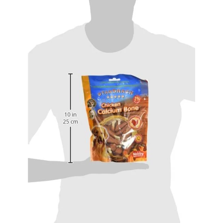 Nobby STARSNACK Barbecue Chicken Calcium Bone, 375 g, mit 72,1 % Hähnchen und nur 2,0 % Fett – Bild 2