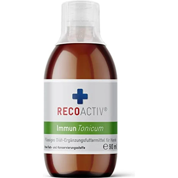 RECOACTIV Immun Tonicum für Hunde, 3 x 90 ml, Diät-Ergänzungsfuttermittel zur Immununterstützung und appetitanregend, natürliche Inhaltsstoffe ohne Getreide und Zucker – Bild 5