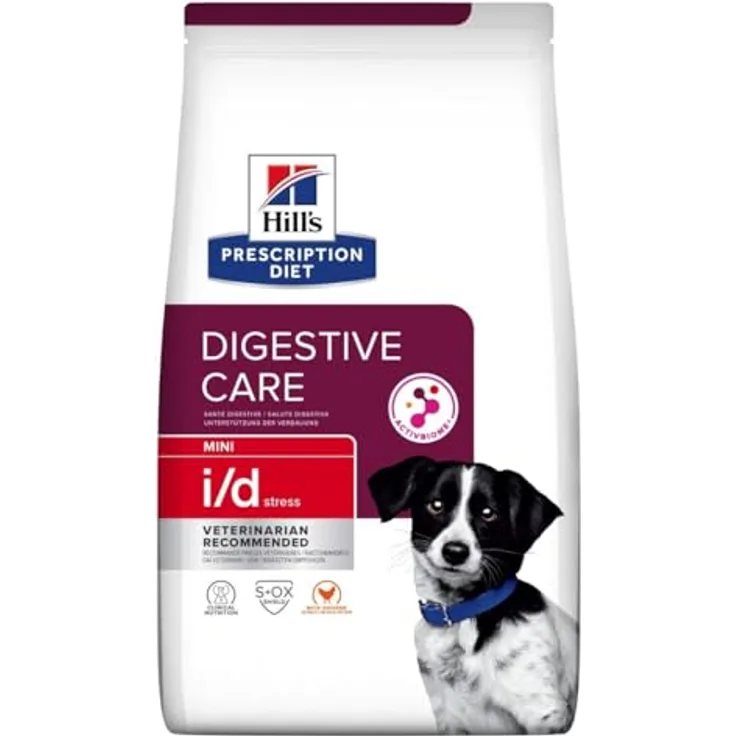 Hill's Prescription Diet Digestive Care i/d Stress Mini, diätetisches Hundefutter mit Huhn, 3 kg