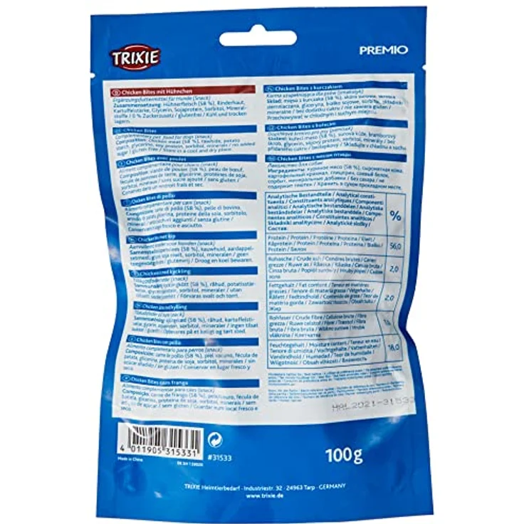 Trixie Dumbbells mit Huhn, proteinreicher Hundesnack für alle Lebensphasen, 100g – Bild 7