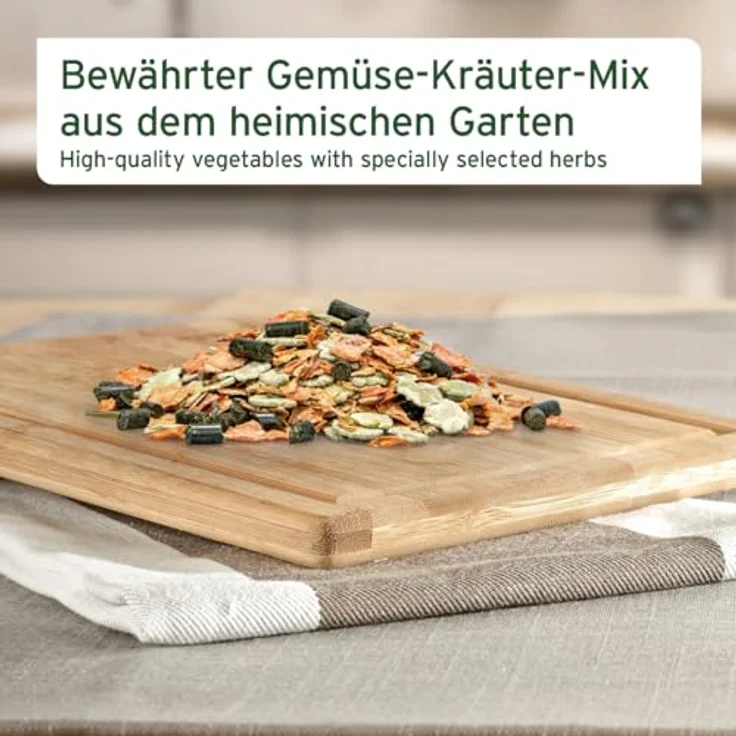 AniForte Barf Zusatz für Hunde Gemüse Kräuter Vielfalt 1kg - getreidefreies, glutenfreies Flockenfutter mit Möhren- und Erbsenflocken, 100% Natur ohne künstliche Zusätze – Bild 2
