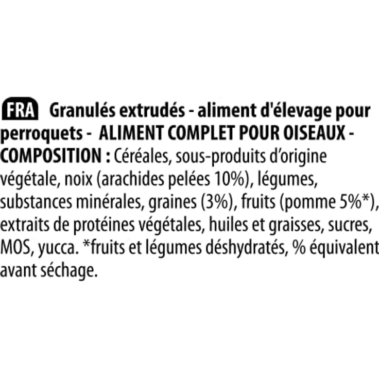 Versele-Laga NutriBird P19 Tropical Extrudierte Pellets, Aufzuchtfutter für Papageien, mehrfarbig, 10kg mit Opti-Digest-Formel und angereichert mit Mineralstoffen – Bild 3