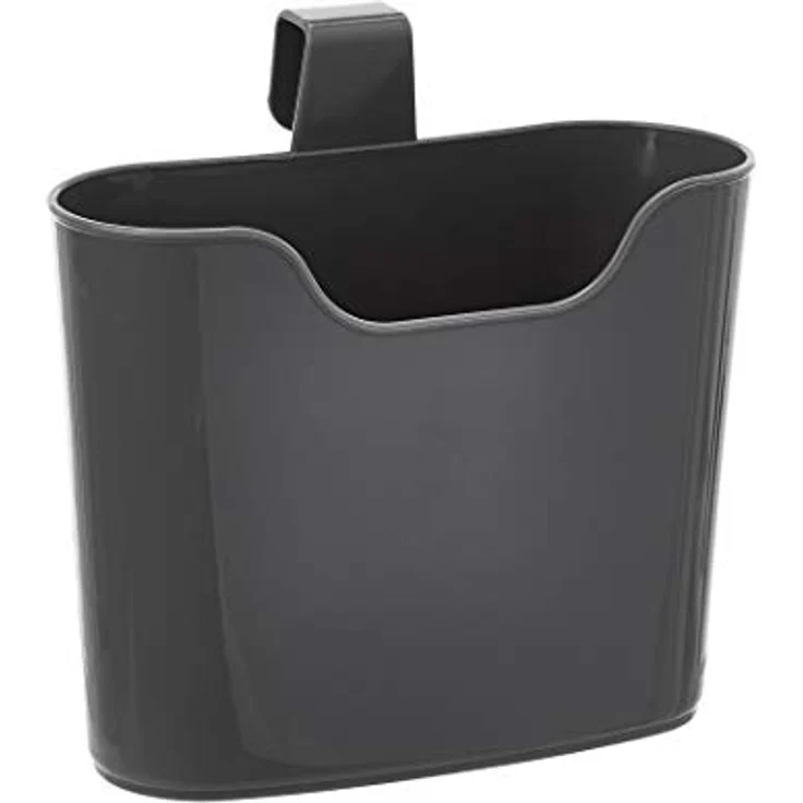 Amazon Basics Katzenstreuschaufel mit Halterung, Unparfümiert, aus strapazierfähigem PP-Kunststoff, Grau, 28 cm – Bild 2